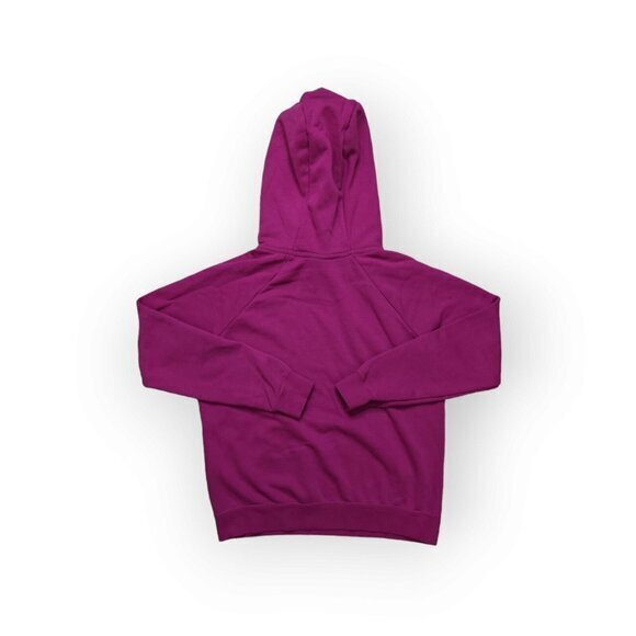 Nike Funel Neck Hoodie Swoosh Check Logo Sweatshirt Womens Small - Picture 2 of 10